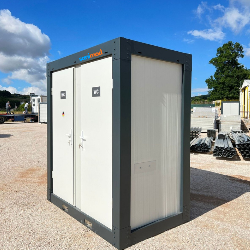120x240 Doppel WC mit Waschbecken
