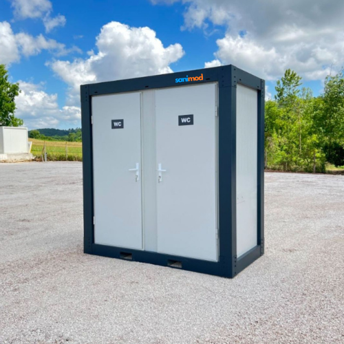 120x240 Doppel WC mit Waschbecken und Urinal