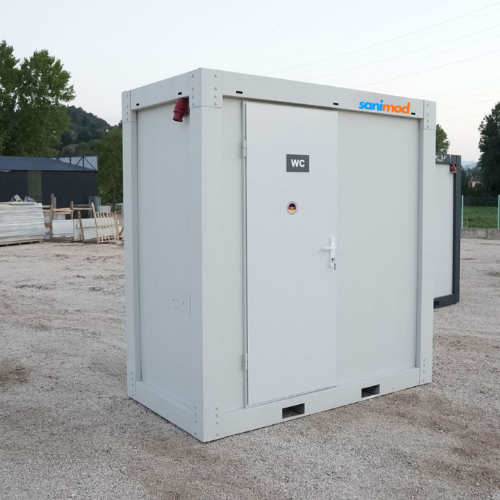 120x240 Dusche & WC mit waschbecken (einflügelig)