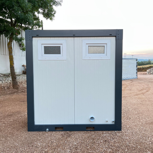 120x240 Dusche & WC mit waschbecken und urinal (zweiflügelig)