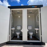 120x240 Doppel WC mit Waschbecken und Urinal
