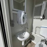 120x240 Doppel WC mit Waschbecken